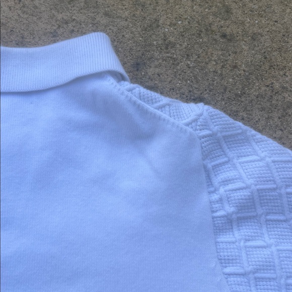 REISS Kids Eli Ecru White Cableknit Polo Shirt
Youth Size 8-9Y - Picture 6 of 7